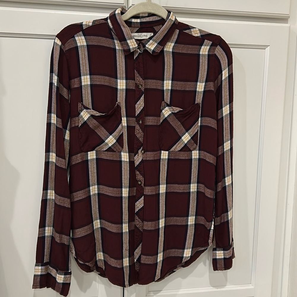 Abercrombie & Fitch Plaid Button Down